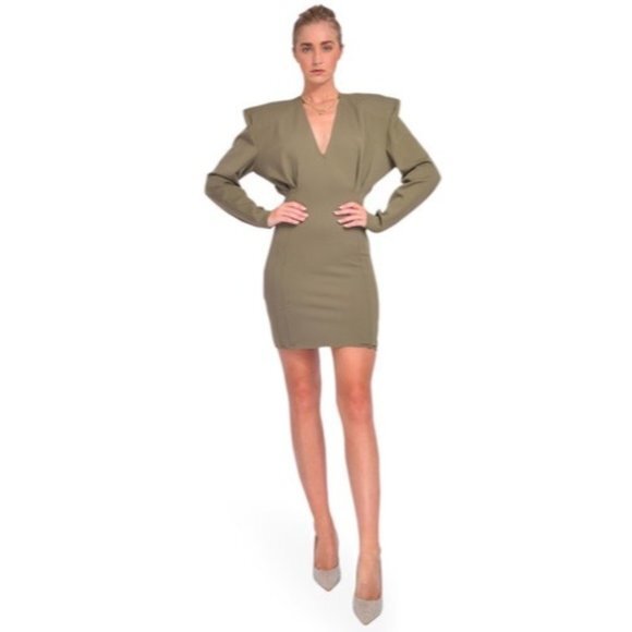 MOTHER OF ALLEris Dress in Olive Green Size S